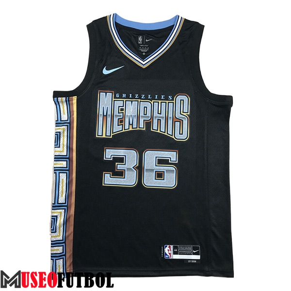 Camisetas De Futbol Memphis Grizzlies (SMART #36) 2023/24 Negro