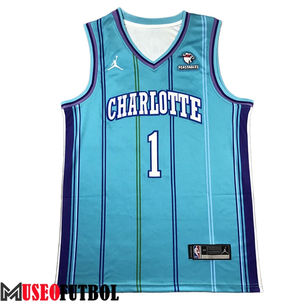 Camisetas De Futbol Charlotte Hornets (CHARLOTTE #1) 2023/24 Azul