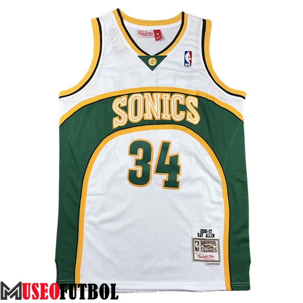 Camisetas De Futbol Oklahoma City Thunder (ALLEN #34) 2023/24 Verde/Blanco