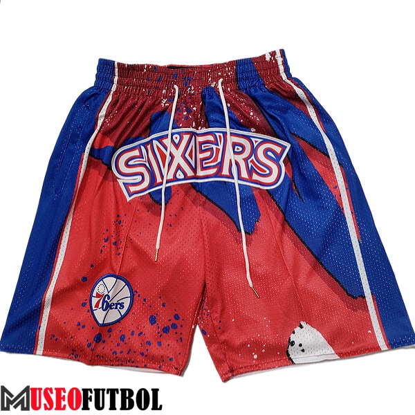 Cortos NBA Philadelphia 76ers 2023/24 Rojo/Azul