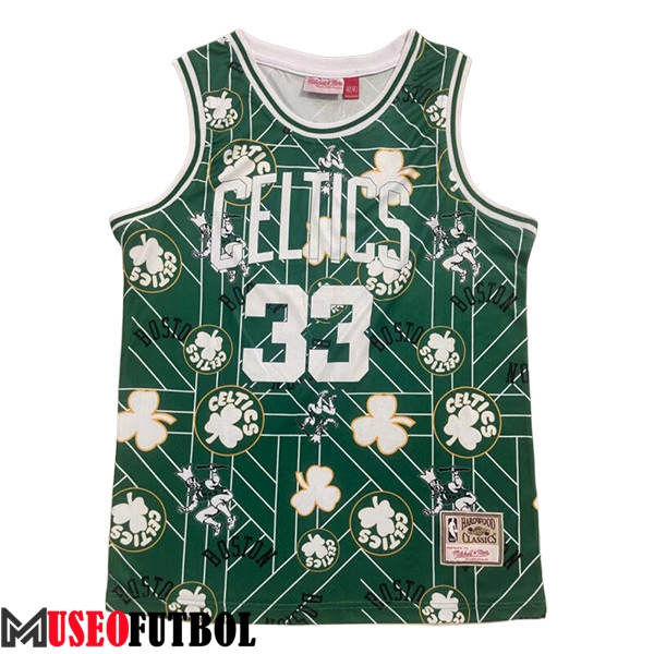 Camisetas De Futbol Boston Celtics (BIRD #33) 2023/24 Verde/Blanco