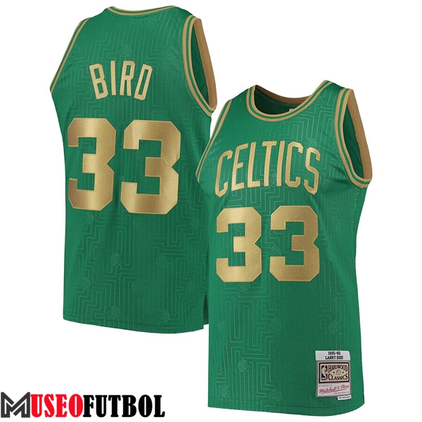 Camisetas De Futbol Boston Celtics (BIRD #33) 2023/24 Verde -02