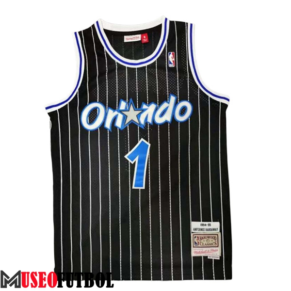 Camisetas De Futbol Orlando Magic (HARDAWAY #1) 2023/24 Negro -02