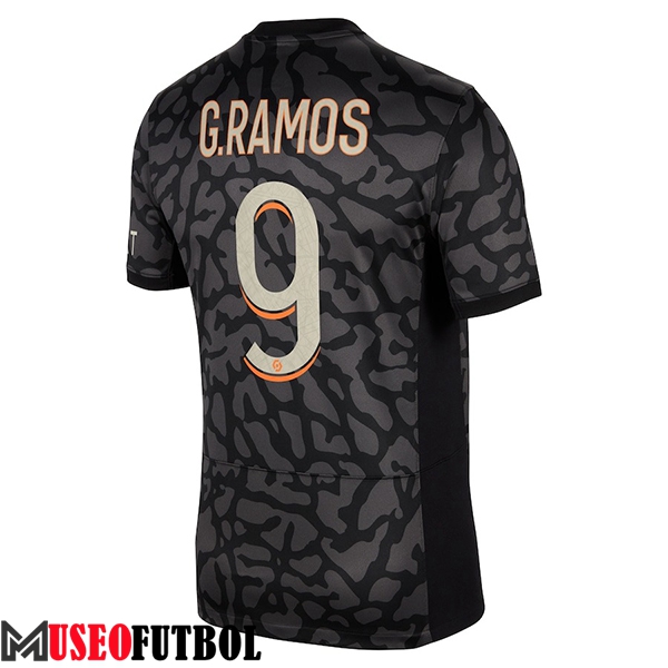 Camisetas De Futbol PSG (G.RAMOS #9) 2023/2024 Tercera