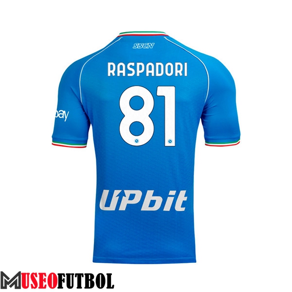 Camisetas De Futbol SSC Napoli (RASPADORI #81) 2023/2024 Primera