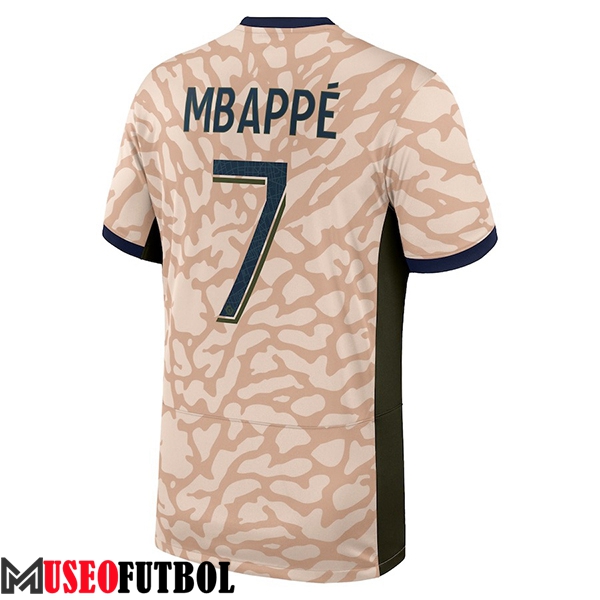 Camisetas De Futbol PSG (MBAPPÉ #7) 2023/2024 Fourth