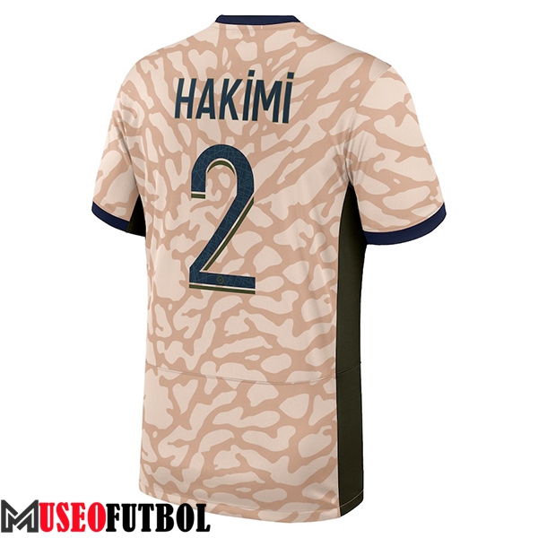 Camisetas De Futbol PSG (HAKIMI #2) 2023/2024 Fourth