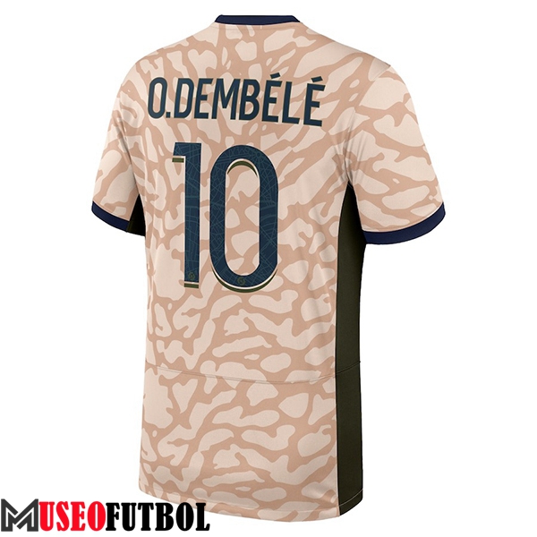 Camisetas De Futbol PSG (O.DEMBÉLÉ #10) 2023/2024 Fourth