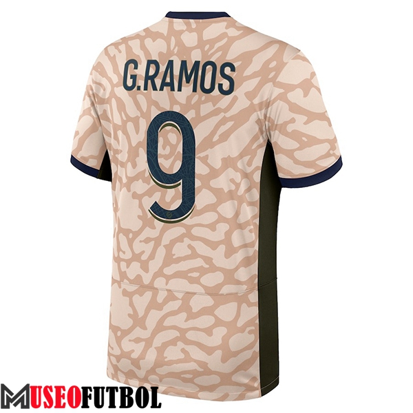 Camisetas De Futbol PSG (G.RAMOS #9) 2023/2024 Fourth