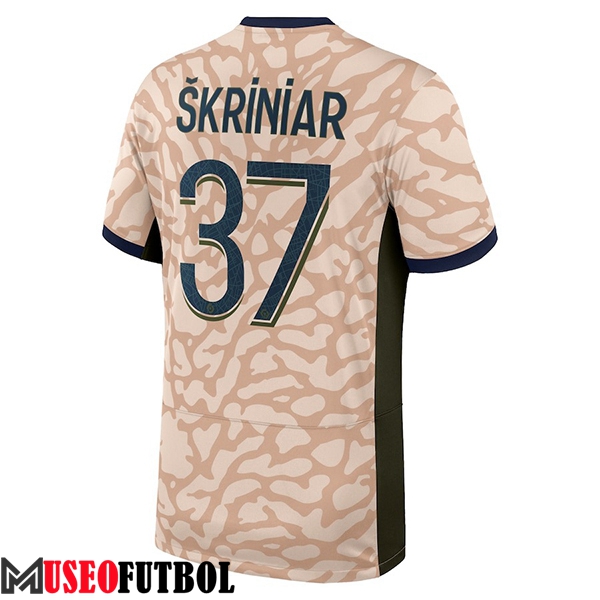 Camisetas De Futbol PSG (SKRINIAR #37) 2023/2024 Fourth