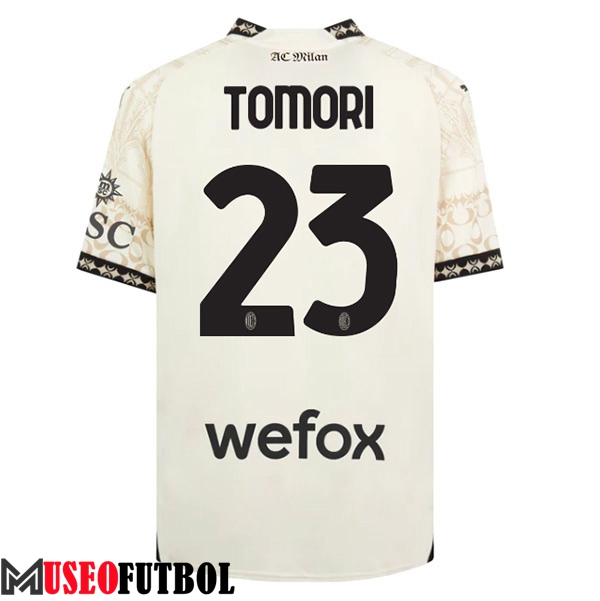 Camisetas De Futbol AC Milan (TOMORI #23) 2023/2024 Fourth Blanco