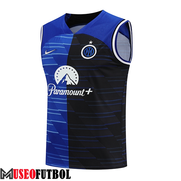 Chalecos De Futbol Inter Milan Azul/Negro 2024/2025