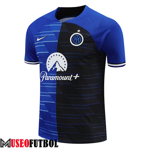 Camiseta Entrenamiento Inter Milan Azul/Negro 2024/2025