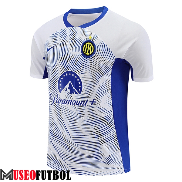 Camiseta Entrenamiento Inter Milan Blanco/Azul 2024/2025