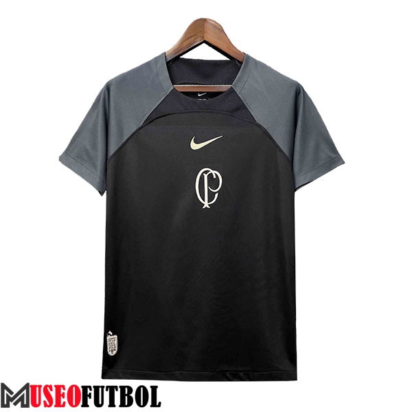 Camiseta Entrenamiento Corinthians Negro/Gris 2024/2025