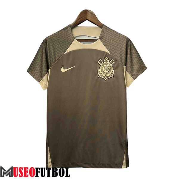 Camiseta Entrenamiento Corinthians Verde/Marrón 2024/2025