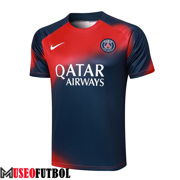 Camiseta Entrenamiento PSG Azul/Rojo 2024/2025