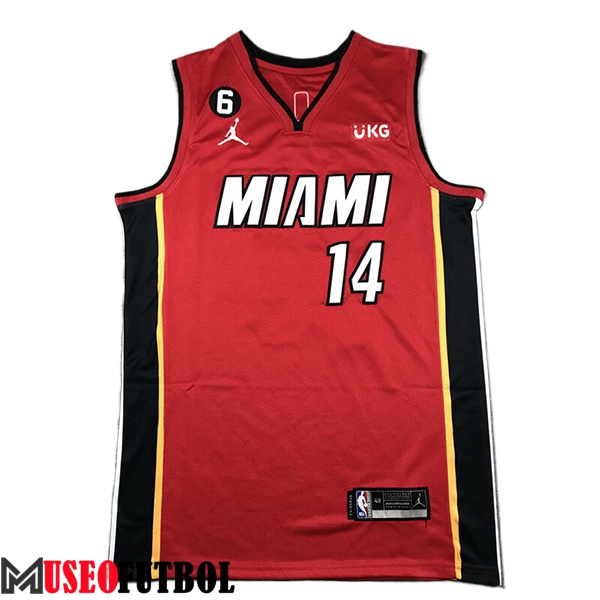 Camisetas Miami Heat (HERRO #14) 2024/25 Rojo/Negro