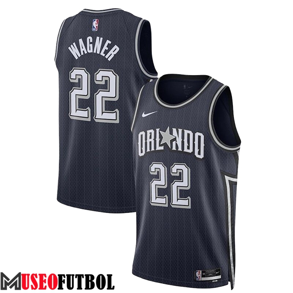 Camisetas De Futbol Orlando Magic (WAGNER #22) 2024/25 Negro/Gris