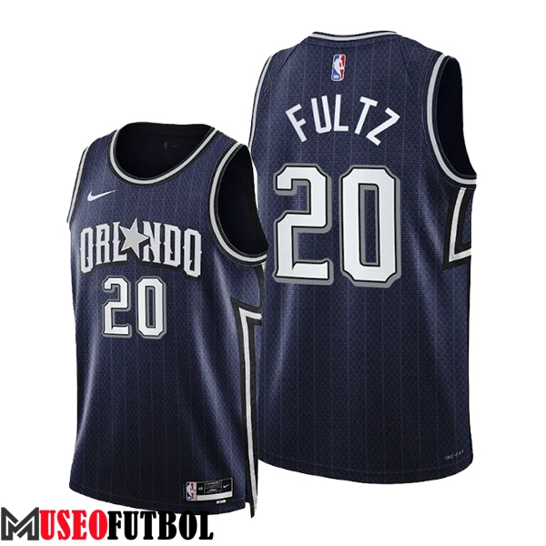 Camisetas De Futbol Orlando Magic (FULTZ #20) 2024/25 Negro/Gris