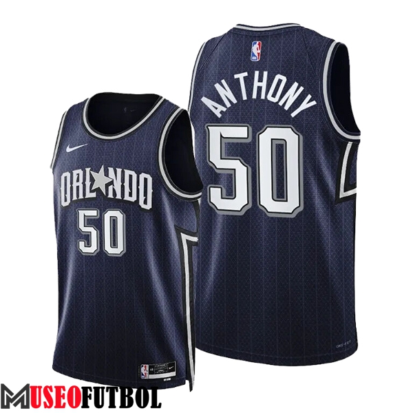 Camisetas De Futbol Orlando Magic (ANTHONY #50) 2024/25 Negro/Gris