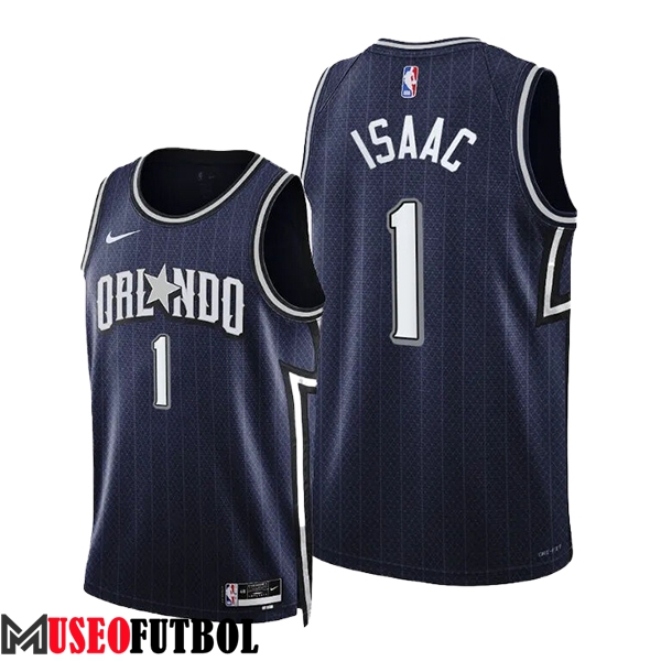 Camisetas De Futbol Orlando Magic (ISAAC #1) 2024/25 Negro/Gris