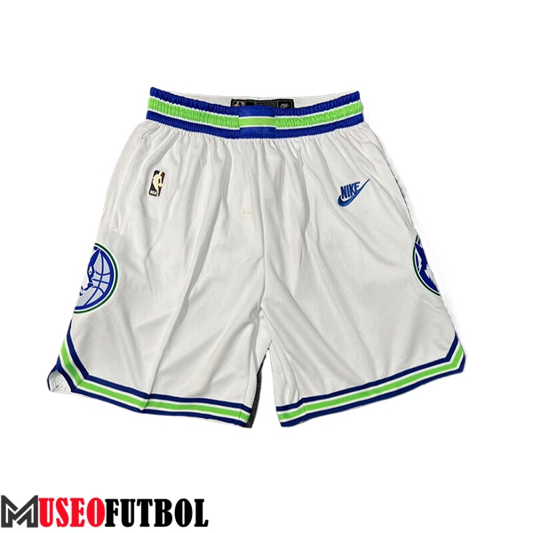 Cortos NBA Minnesota Timberwolves 2024/25 Blanco/Verde