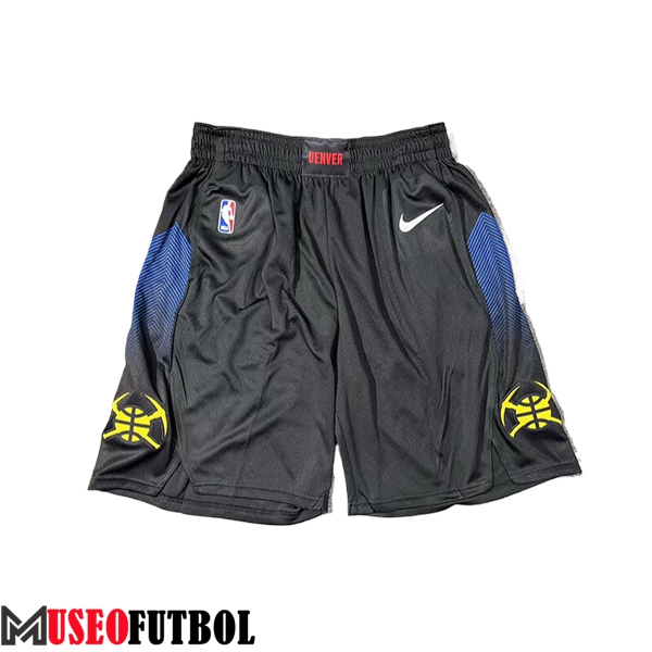 Cortos NBA Denver Nuggets 2024/25 Negro/Azul