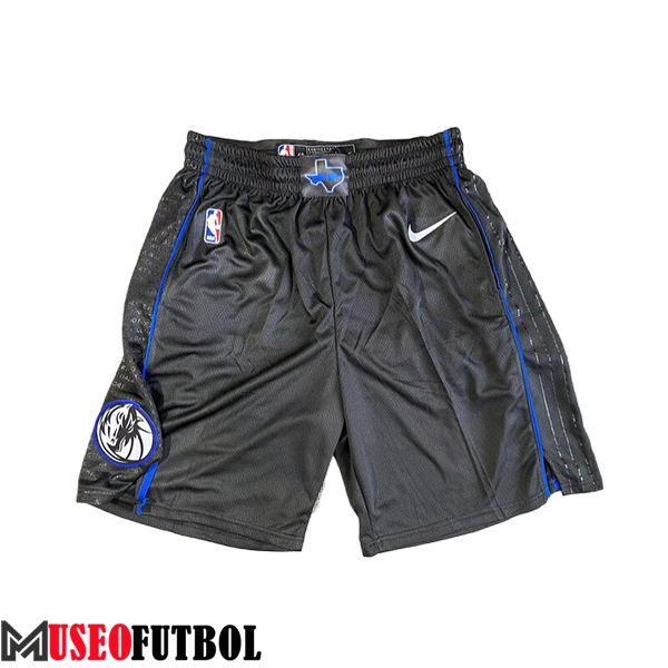 Cortos NBA Dallas Mavericks 2024/25 Negro/Azul