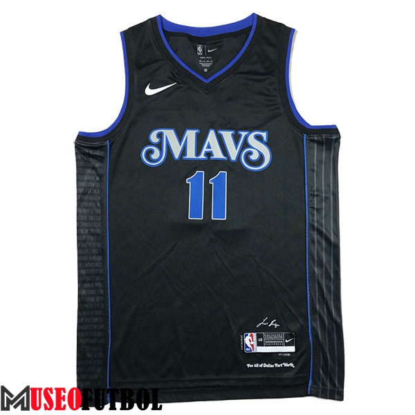 Camisetas Dallas Mavericks (IRVING #11) 2024/25 Negro/Azul