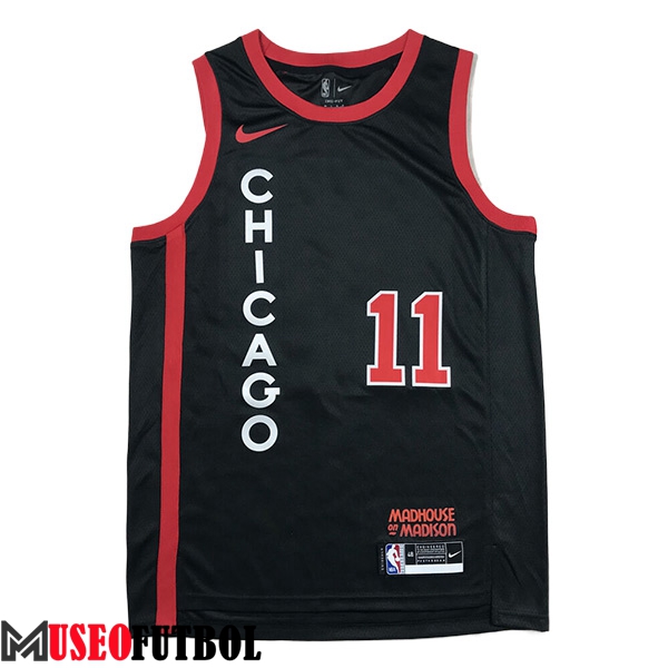 Camisetas Chicago Bulls (DEROZAN #11) 2024/25 Negro/Rojo