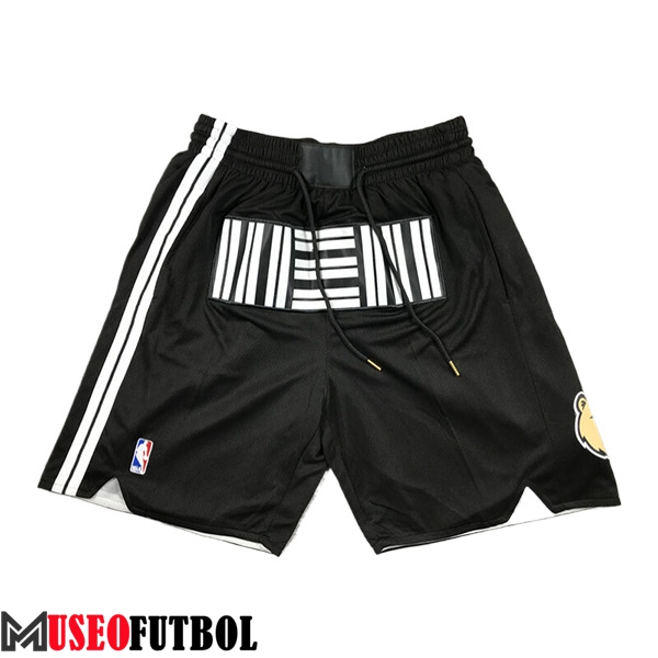 Cortos NBA Memphis Grizzliess 2024/25 Negro/Blanco