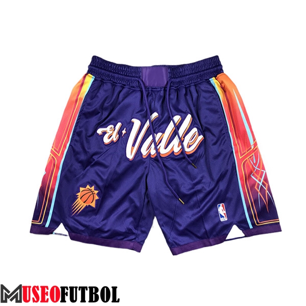 Cortos NBA Phoenix Suns 2024/25 Violeta/Naranja