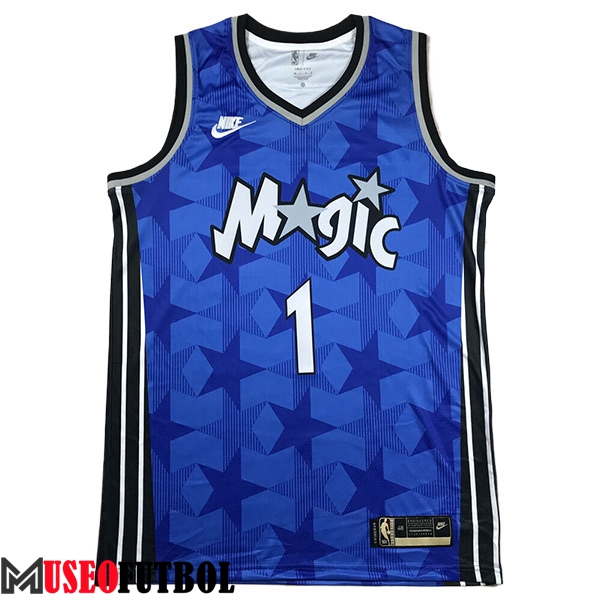 Camisetas Orlando Magic (McGRADY #1) 2024/25 Azul/Negro/Blanco