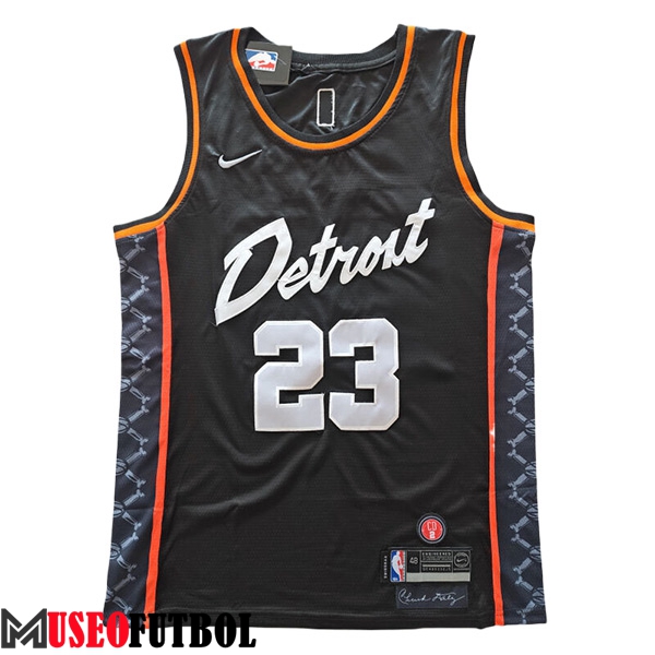 Camisetas Detroit Pistons (IVEY #23) 2024/25 Negro