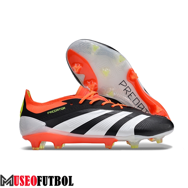 Adidas Botas De Fútbol Predator Elite FG Negro/Blanco/Violeta