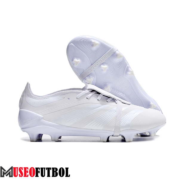 Adidas Botas De Fútbol Predator Elite Tongue FG Blanco