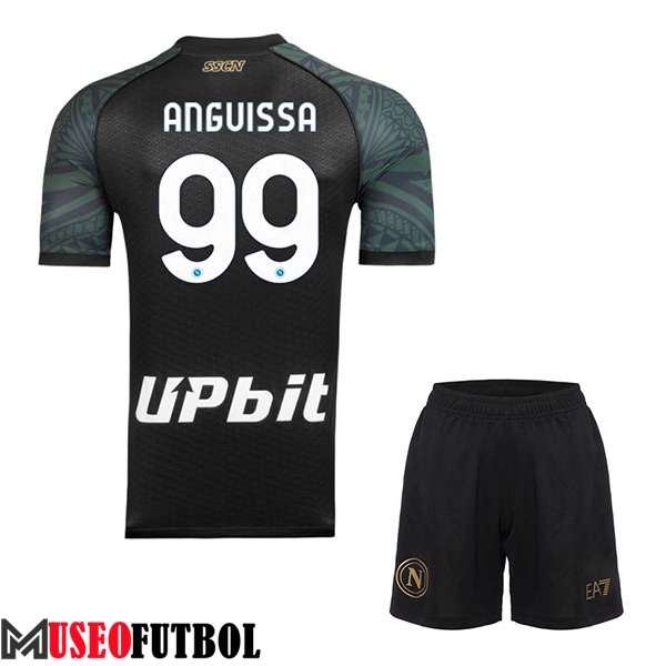 Camisetas De Futbol SSC Napoli (ANGUISSA #99) Ninos 2023/2024 Tercera