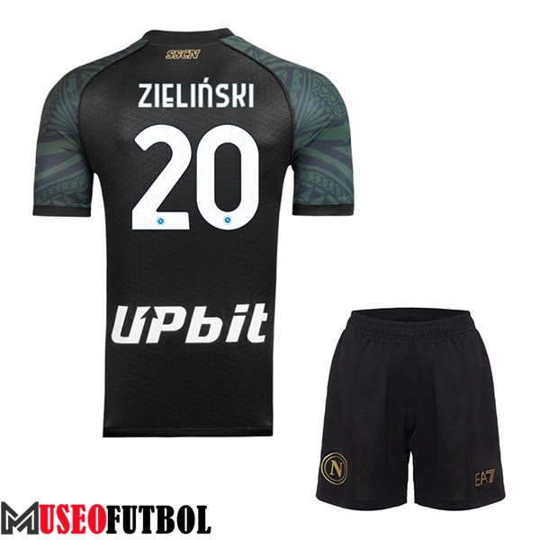 Camisetas De Futbol SSC Napoli (ZIELINSKI #20) Ninos 2023/2024 Tercera