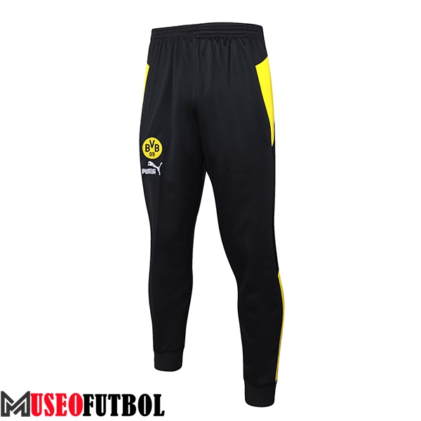 Pantalon Entrenamiento Dortmund Negro/Amarillo 2024/2025