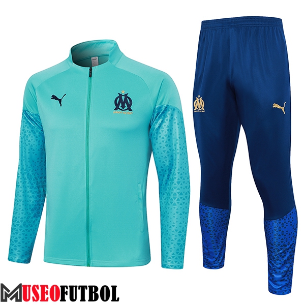 Chandal Equipos De Futbol - Chaqueta Marsella Azul Claro 2023/2024 -02