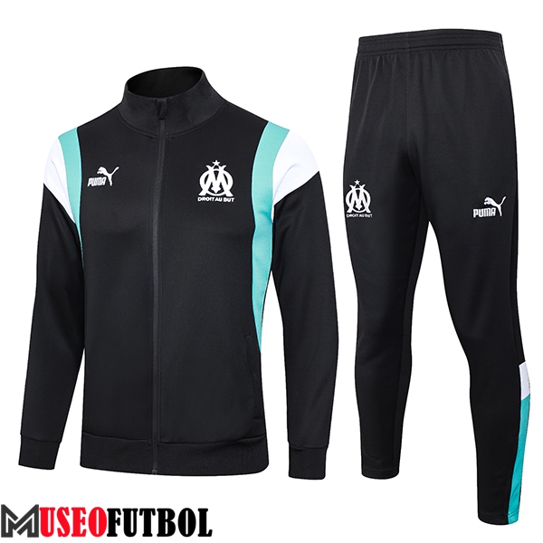 Chandal Equipos De Futbol - Chaqueta Marsella Negro 2023/2024