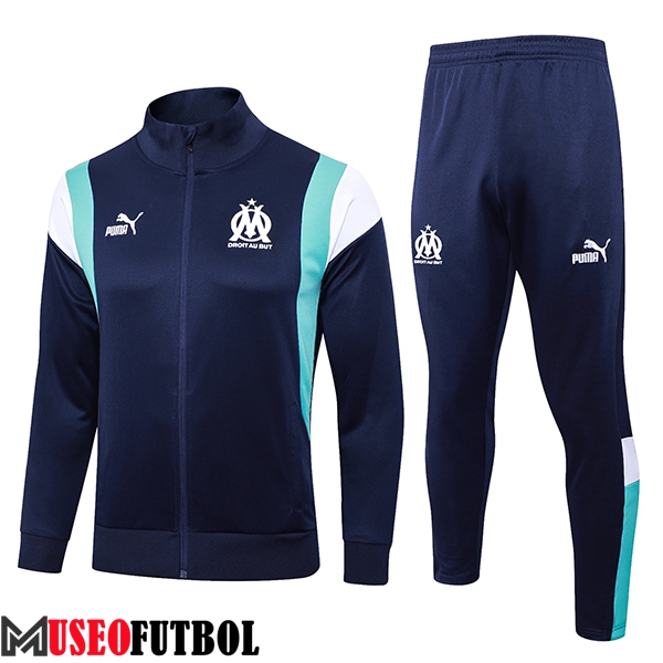 Chandal Equipos De Futbol - Chaqueta Marsella Azul marino 2023/2024 -02