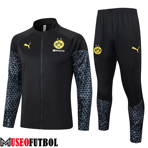 Chandal Equipos De Futbol - Chaqueta Dortmund Negro 2023/2024 -03