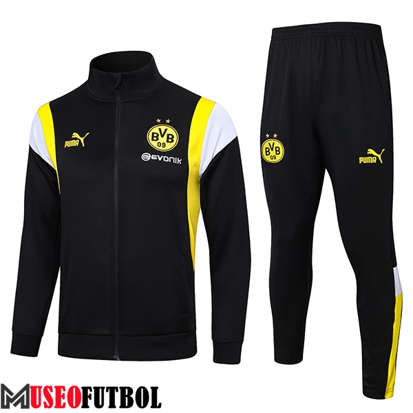 Chandal Equipos De Futbol - Chaqueta Dortmund Negro 2023/2024 -02