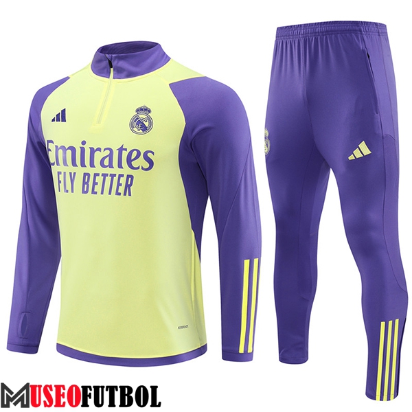 Chandal Equipos De Futbol Real Madrid Amarillo/Violeta 2024/2025