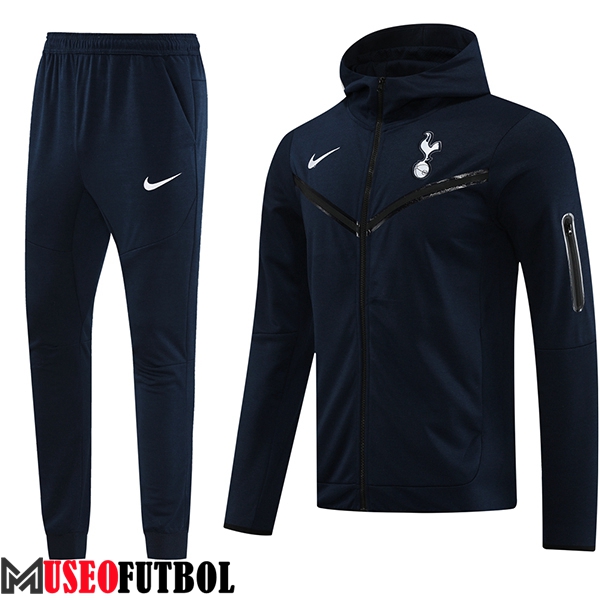 Chaqueta Con Capucha Chandal Rompevientos Tottenham Hotspur Negro 2024/2025