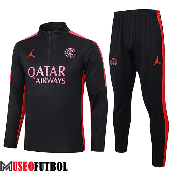 Chandal Equipos De Futbol PSG Negro/Rojo 2024/2025