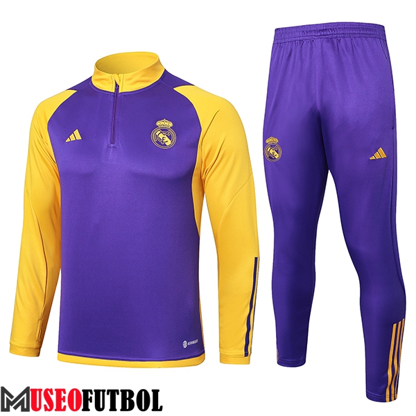 Chandal Equipos De Futbol Real Madrid Violeta/Amarillo 2024/2025