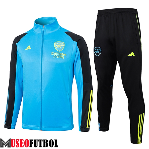 Chandal Equipos De Futbol - Chaqueta Arsenal Azul/Negro/Amarillo 2024/2025